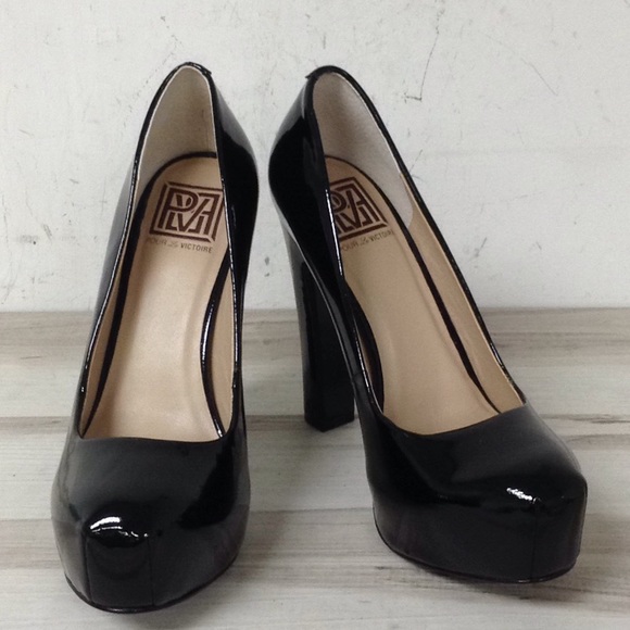 Pour La Victoire Black Patent Leather Pump 6.5 Pour La Victoire Black Patent Leather Pump 6.5